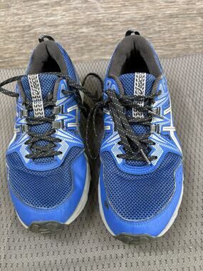 ASICS GEL-Venture 8 Shoes Womens Size 9 Blue Trail Running Sneakers 1012A708
